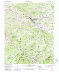preview thumbnail of historical topo map of Boone, NC in 1959