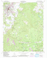 Download a high-resolution, GPS-compatible USGS topo map for Brevard, NC (1991 edition)
