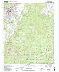 Download a high-resolution, GPS-compatible USGS topo map for Brevard, NC (2001 edition)