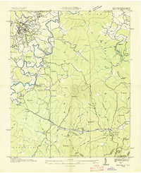 Download a high-resolution, GPS-compatible USGS topo map for Brevard, NC (1935 edition)