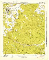 Download a high-resolution, GPS-compatible USGS topo map for Brevard, NC (1947 edition)