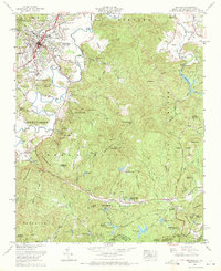 Download a high-resolution, GPS-compatible USGS topo map for Brevard, NC (1972 edition)