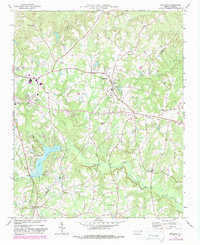 Download a high-resolution, GPS-compatible USGS topo map for Broadway, NC (1988 edition)