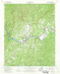 Download a high-resolution, GPS-compatible USGS topo map for Bryson City, NC (1971 edition)