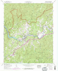Download a high-resolution, GPS-compatible USGS topo map for Bryson City, NC (1978 edition)