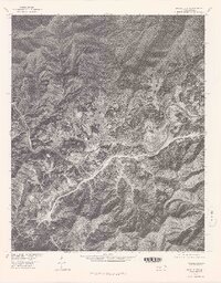 1976 Map of Bryson City, 1978 Print