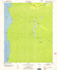 preview thumbnail of historical topo map of Dare County, NC in 1953