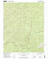 preview thumbnail of historical topo map of Swain County, NC in 2000
