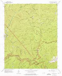 Download a high-resolution, GPS-compatible USGS topo map for Bunches Bald, NC (1975 edition)