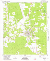 Download a high-resolution, GPS-compatible USGS topo map for Burgaw, NC (1981 edition)