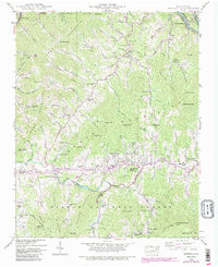 Download a high-resolution, GPS-compatible USGS topo map for Burnsville, NC (1990 edition)