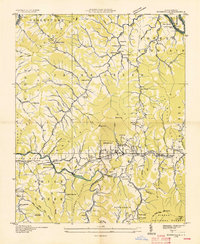 Download a high-resolution, GPS-compatible USGS topo map for Burnsville, NC (1935 edition)