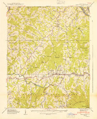 Download a high-resolution, GPS-compatible USGS topo map for Burnsville, NC (1940 edition)