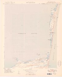 1950 Map of Buxton, NC