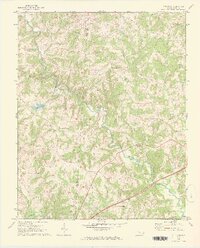 1969 Map of Calahaln, 1972 Print