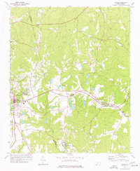 Download a high-resolution, GPS-compatible USGS topo map for Candor, NC (1977 edition)
