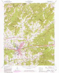 Download a high-resolution, GPS-compatible USGS topo map for Canton, NC (1980 edition)