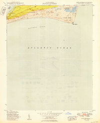 Download a high-resolution, GPS-compatible USGS topo map for Cape Hatteras, NC (1950 edition)