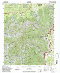 Download a high-resolution, GPS-compatible USGS topo map for Carvers Gap, NC (1997 edition)
