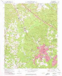 Download a high-resolution, GPS-compatible USGS topo map for Cary, NC (1975 edition)