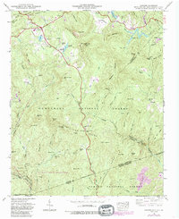Download a high-resolution, GPS-compatible USGS topo map for Cashiers, NC (1991 edition)