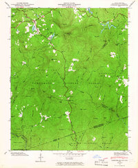 Download a high-resolution, GPS-compatible USGS topo map for Cashiers, NC (1966 edition)