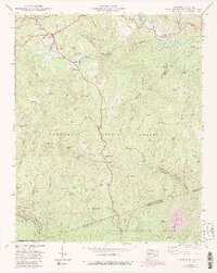 1946 Map of Cashiers, 1991 Print