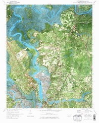 Download a high-resolution, GPS-compatible USGS topo map for Castle Hayne, NC (1973 edition)