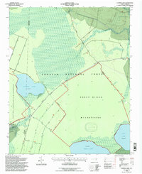 preview thumbnail of historical topo map of Craven County, NC in 1994