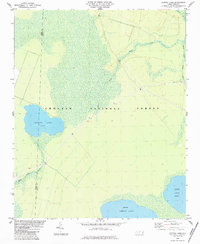preview thumbnail of historical topo map of Craven County, NC in 1984