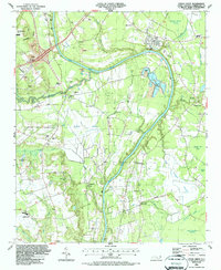 Download a high-resolution, GPS-compatible USGS topo map for Cedar Creek, NC (1987 edition)