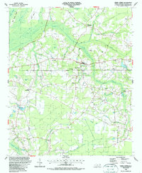 Download a high-resolution, GPS-compatible USGS topo map for Cerro Gordo, NC (1987 edition)