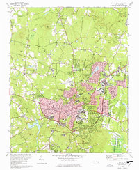 1978 Map of Chapel Hill, NC