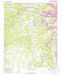 Download a high-resolution, GPS-compatible USGS topo map for Charlotte West, NC (1978 edition)