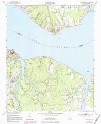 1949 Map of Cherry Point, 1984 Print