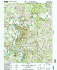 preview thumbnail of historical topo map of Davidson County, NC in 2000