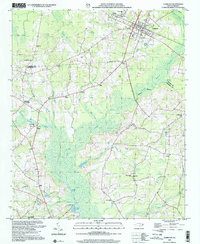 Download a high-resolution, GPS-compatible USGS topo map for Clarkton, NC (2002 edition)