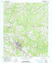 Download a high-resolution, GPS-compatible USGS topo map for Clayton, NC (1992 edition)