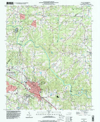 Download a high-resolution, GPS-compatible USGS topo map for Clayton, NC (1999 edition)