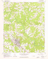Download a high-resolution, GPS-compatible USGS topo map for Clayton, NC (1975 edition)