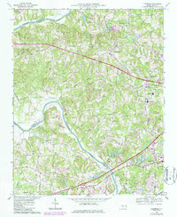 Download a high-resolution, GPS-compatible USGS topo map for Clemmons, NC (1986 edition)