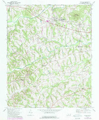 Download a high-resolution, GPS-compatible USGS topo map for Cleveland, NC (1989 edition)