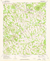 Download a high-resolution, GPS-compatible USGS topo map for Cleveland, NC (1972 edition)