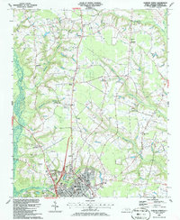 Download a high-resolution, GPS-compatible USGS topo map for Clinton North, NC (1986 edition)