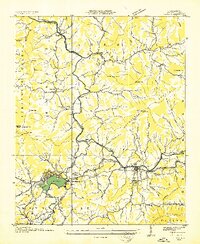 Download a high-resolution, GPS-compatible USGS topo map for Clyde, NC (1935 edition)