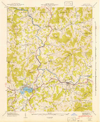 Download a high-resolution, GPS-compatible USGS topo map for Clyde, NC (1942 edition)