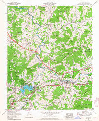 Download a high-resolution, GPS-compatible USGS topo map for Clyde, NC (1967 edition)