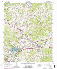 Download a high-resolution, GPS-compatible USGS topo map for Clyde, NC (1979 edition)