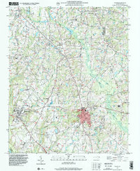 Download a high-resolution, GPS-compatible USGS topo map for Coats, NC (2000 edition)