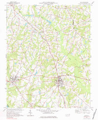 Download a high-resolution, GPS-compatible USGS topo map for Coats, NC (1980 edition)